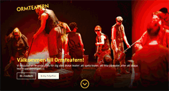 Desktop Screenshot of ormteatern.se